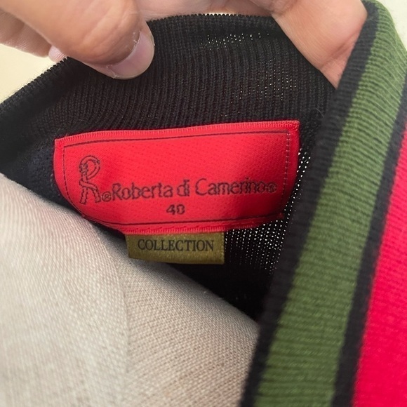 ROBERTA di CAMERINO black longsleeve sweater - Picture 4 of 12
